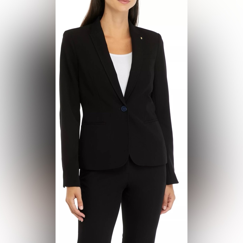 Women's Tommy Hilfiger Navy business suit